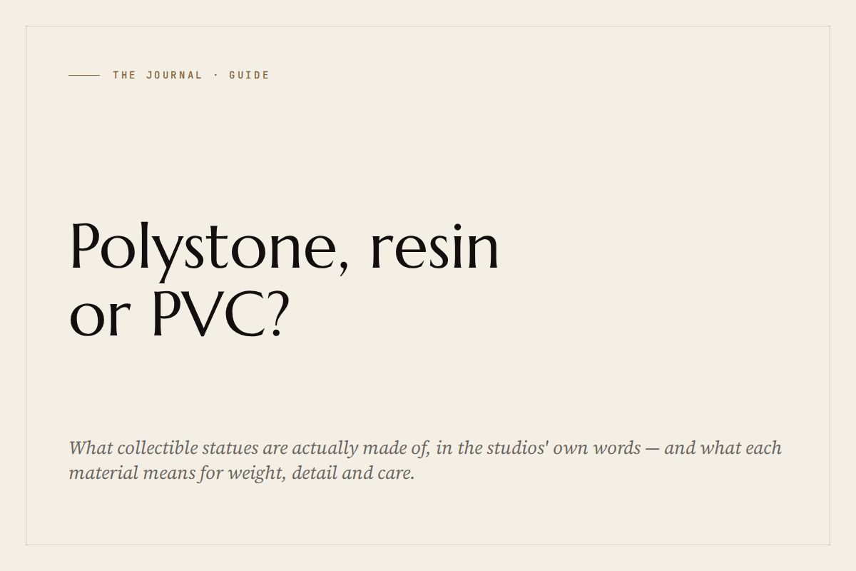 The Journal: Polystone, resin or PVC?