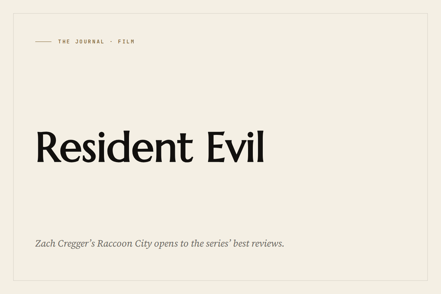 The Journal: Resident Evil