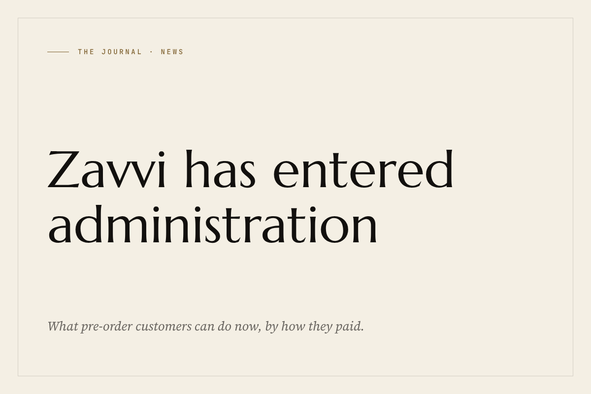 The Journal: Zavvi has entered administration