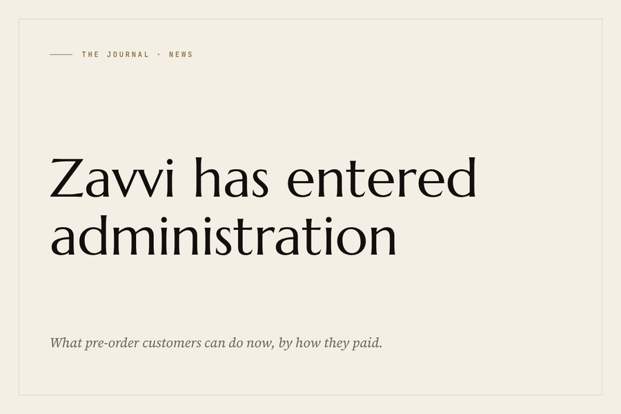 The Journal: Zavvi has entered administration