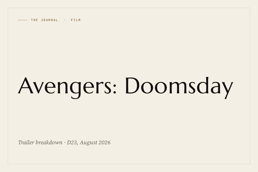 The Journal: Avengers: Doomsday