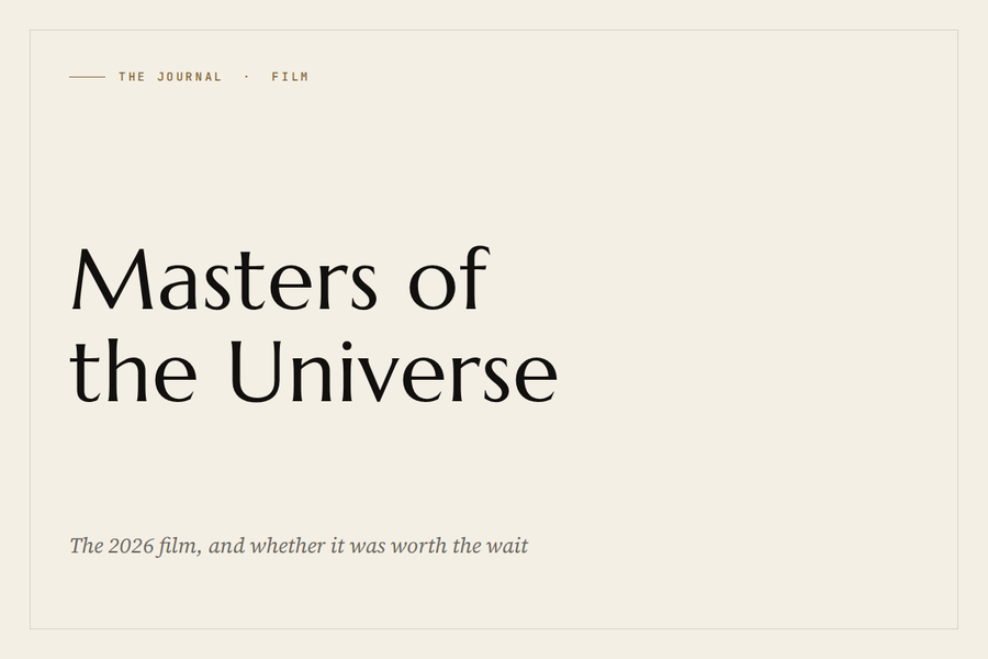 The Journal: Masters of the Universe