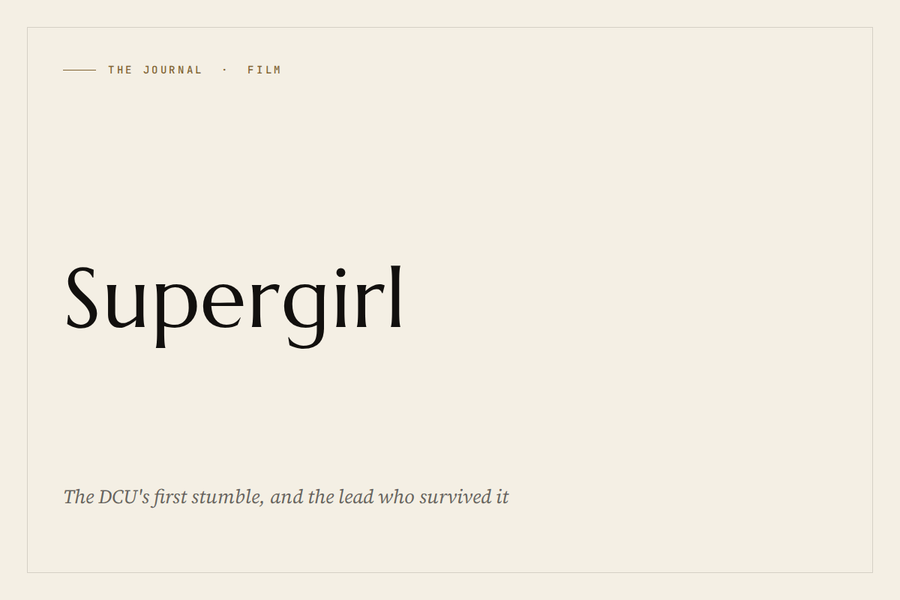 The Journal: Supergirl