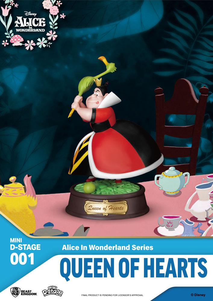 Alice in Wonderland Mini Diorama Stage Statues 6-pack 10 cm