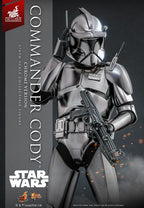Star Wars Movie Masterpiece Action Figure 1/6 Commander Cody (Chrome Version) Hot Toys Exclusive 30 cm