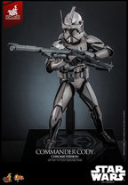 Star Wars Movie Masterpiece Action Figure 1/6 Commander Cody (Chrome Version) Hot Toys Exclusive 30 cm