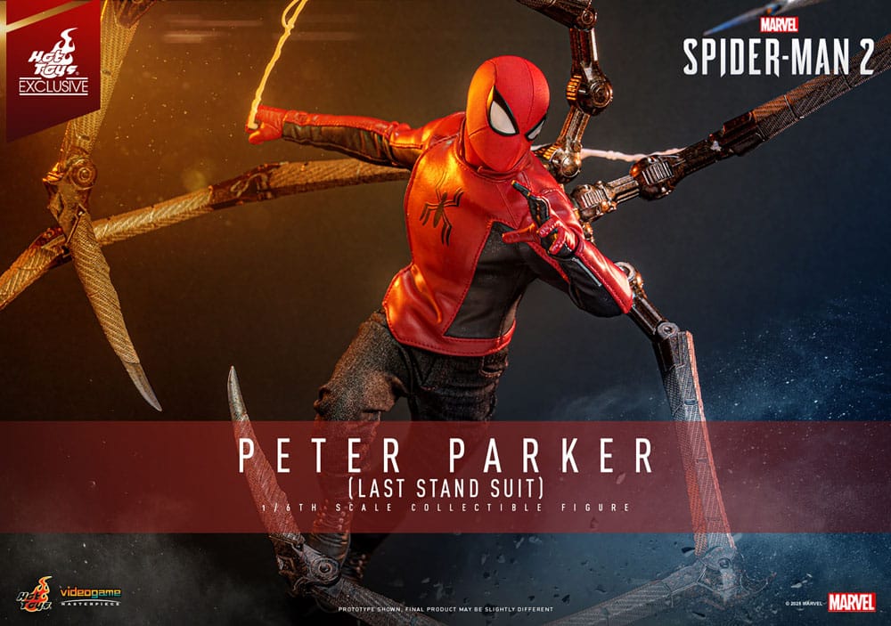 Spider-Man 2 Action Figure 1/6 Peter Parker (Last Stand Suit) Hot Toys Exclusive 30 cm, view 2
