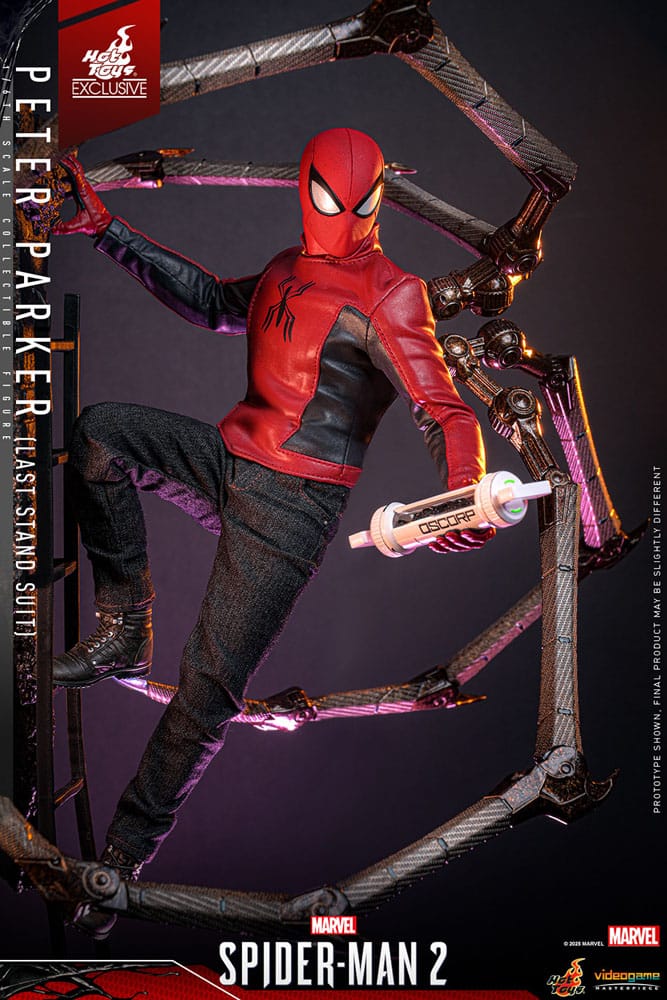 Spider-Man 2 Action Figure 1/6 Peter Parker (Last Stand Suit) Hot Toys Exclusive 30 cm, view 5
