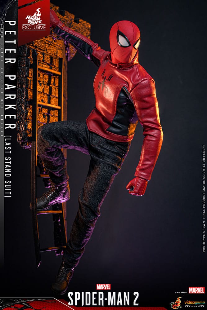 Spider-Man 2 Action Figure 1/6 Peter Parker (Last Stand Suit) Hot Toys Exclusive 30 cm, view 6