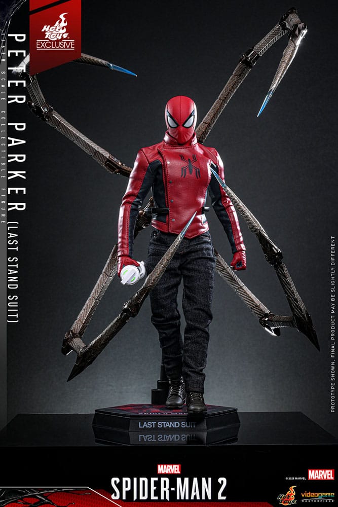 Spider-Man 2 Action Figure 1/6 Peter Parker (Last Stand Suit) Hot Toys Exclusive 30 cm, view 9