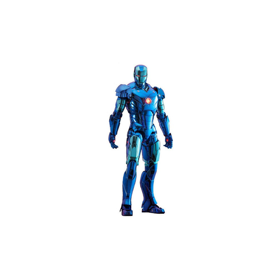 Iron Man Movie Masterpiece Diecast Action Figure 1/6 Iron Man Mark III (Stealth Mode Ver.) 2.0 Hot Toys Exclusive 33 cm