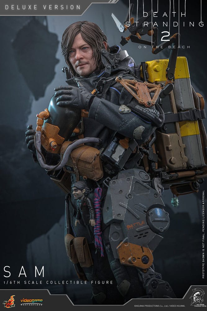 Death Stranding 2: On the Beach Videogame Masterpiece Action Figure 1/6 Sam (Deluxe Version) 31 cm
