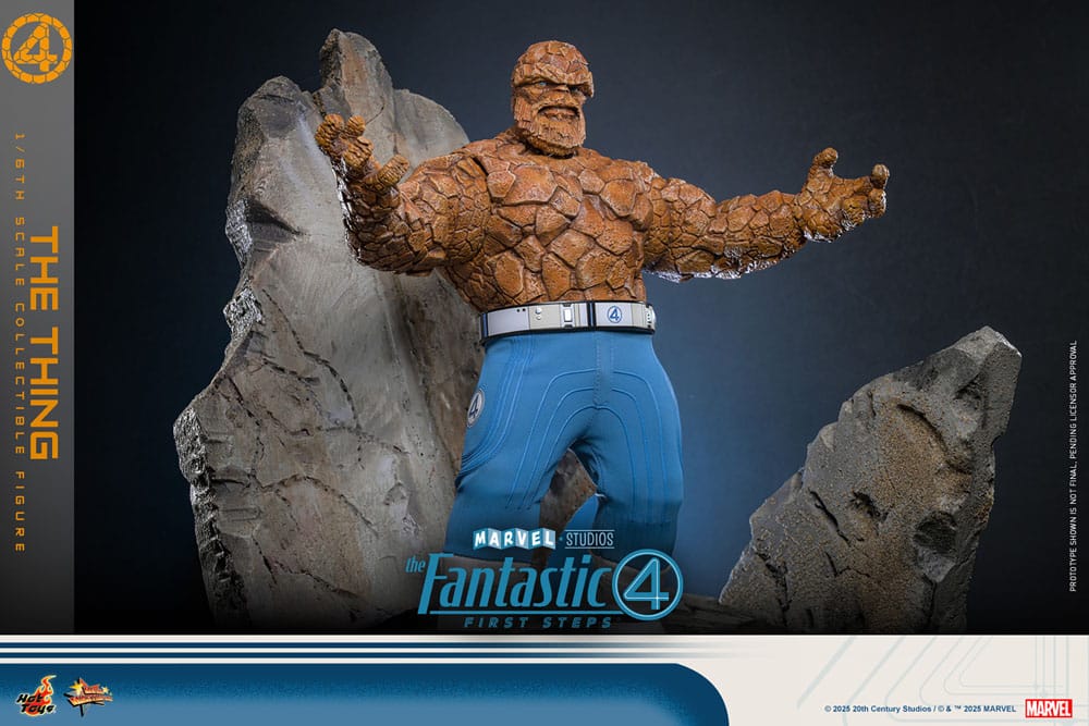 The Fantastic Four: First Steps Movie Masterpiece Action Figure 1/6 The Thing 31 cm, view 5