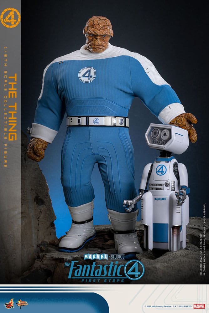 The Fantastic Four: First Steps Movie Masterpiece Action Figure 1/6 The Thing 31 cm, view 8