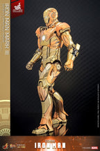Iron Man Movie Masterpiece Diecast Action Figure 1/6 Iron Man Mark III (Golden & Copper Gold Version) Hot Toys Exclusive 33 cm