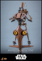Star Wars: The Phantom Menace Movie Masterpiece Action Figure Set 1/6 Battle Droid & STAP 32 cm