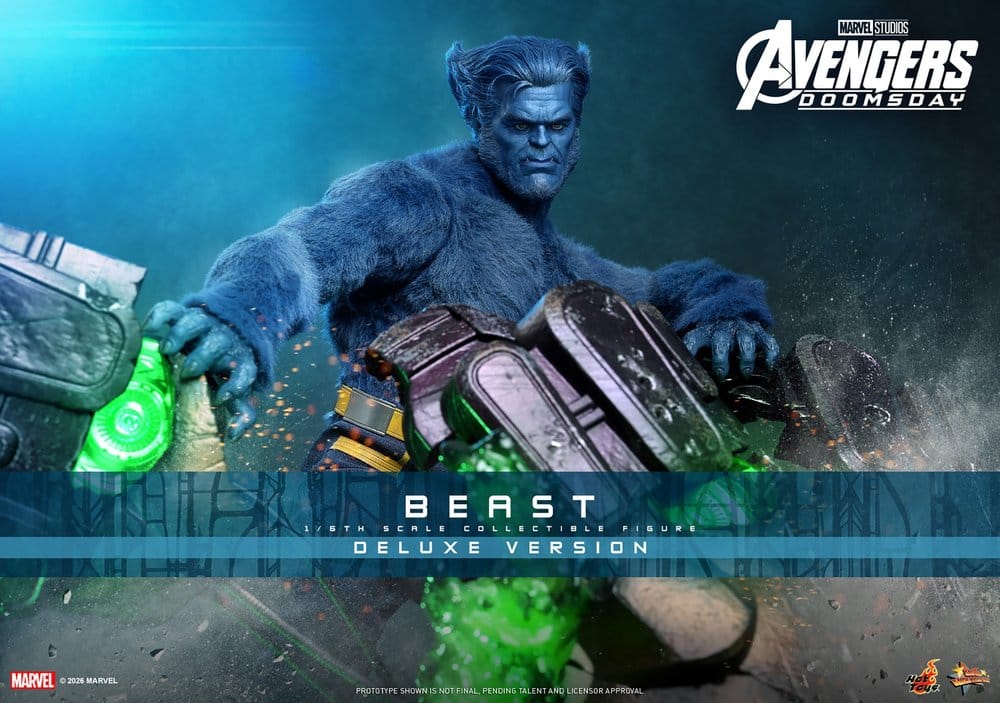 Marvel X-Men Movie Masterpiece Action Figure 1/6 Beast (Deluxe Version) 33 cm, view 2