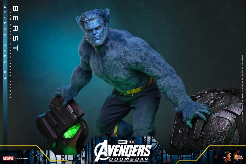 Marvel X-Men Movie Masterpiece Action Figure 1/6 Beast (Deluxe Version) 33 cm, view 6