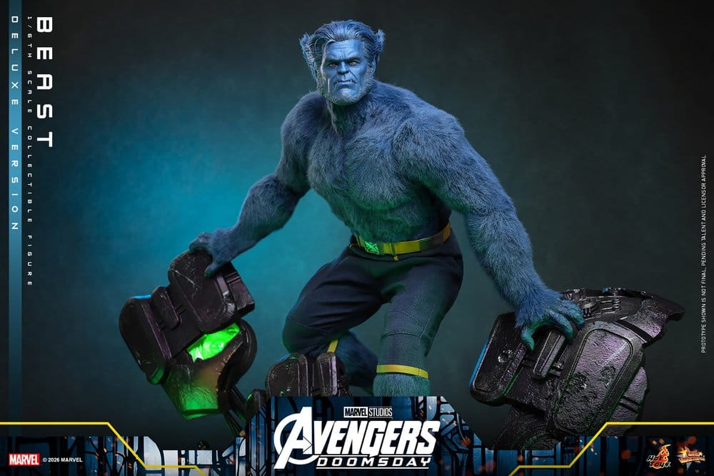 Marvel X-Men Movie Masterpiece Action Figure 1/6 Beast (Deluxe Version) 33 cm, view 8