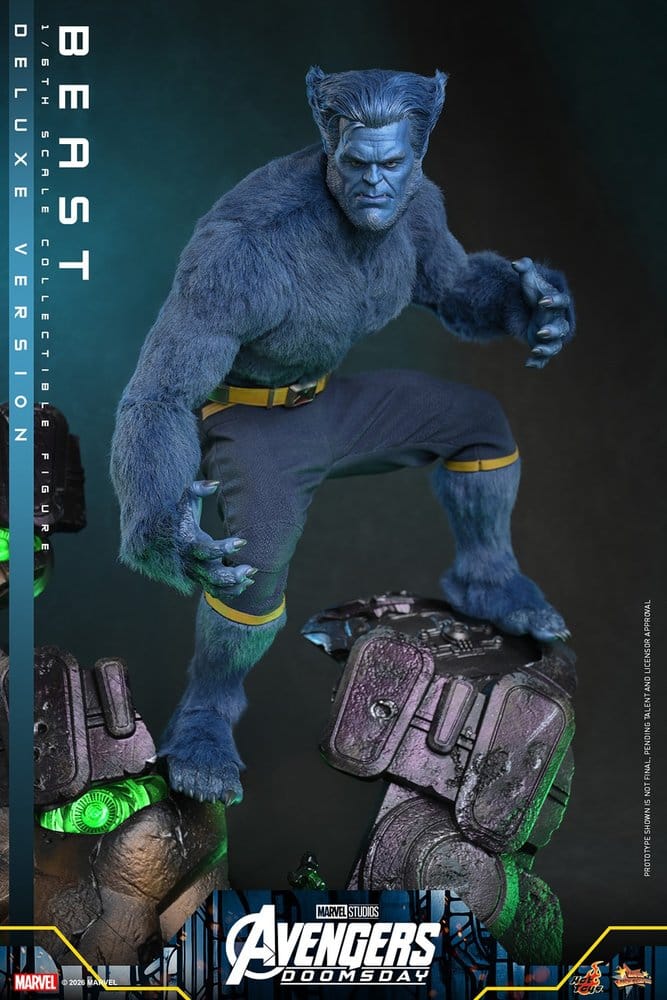 Marvel X-Men Movie Masterpiece Action Figure 1/6 Beast (Deluxe Version) 33 cm, view 9
