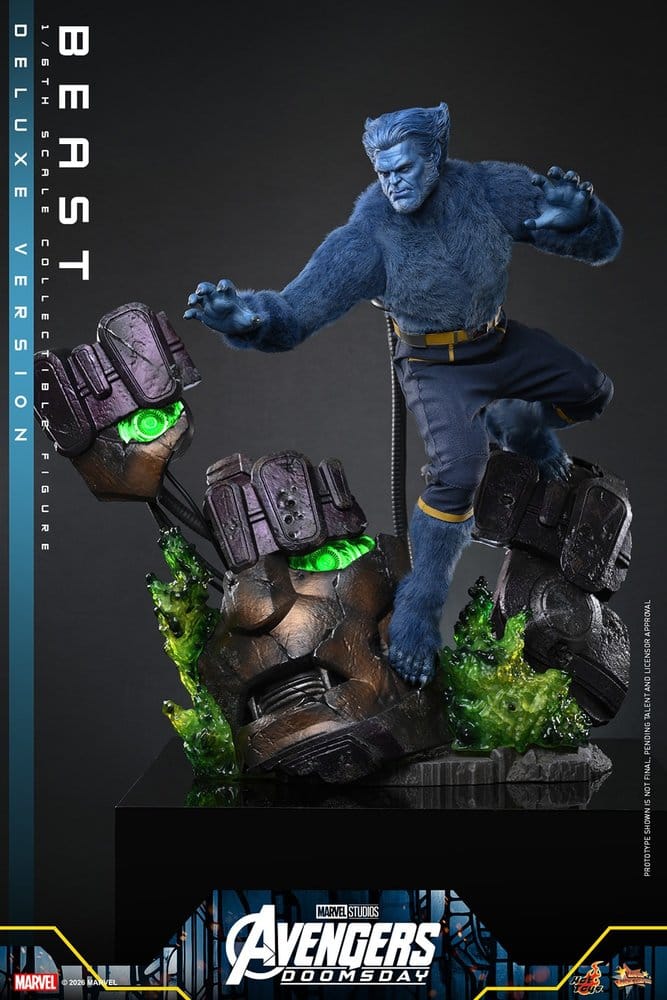 Marvel X-Men Movie Masterpiece Action Figure 1/6 Beast (Deluxe Version) 33 cm, view 10