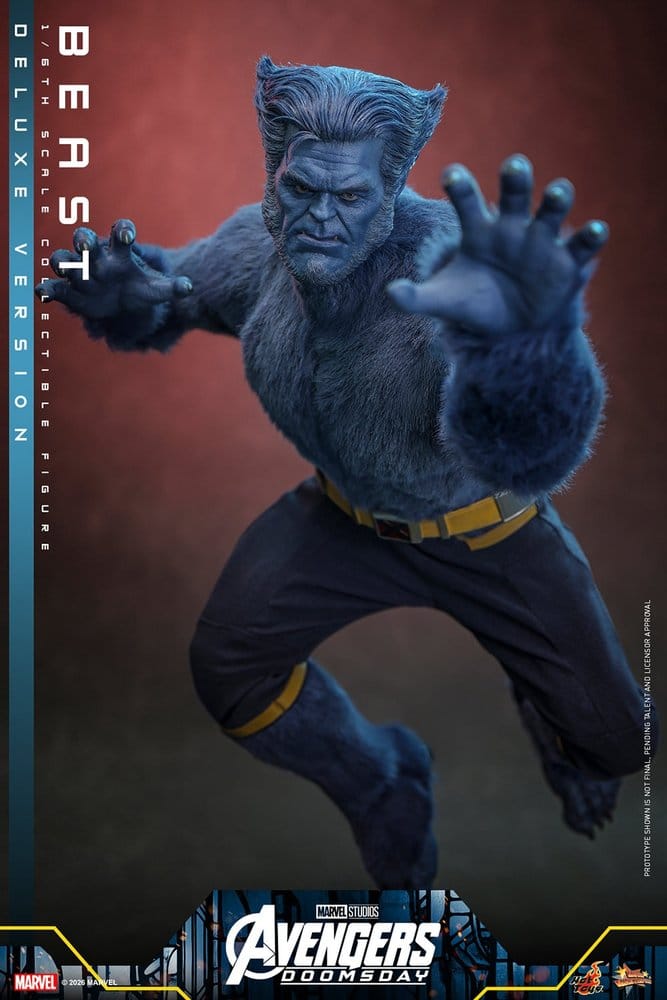 Marvel X-Men Movie Masterpiece Action Figure 1/6 Beast (Deluxe Version) 33 cm, view 11