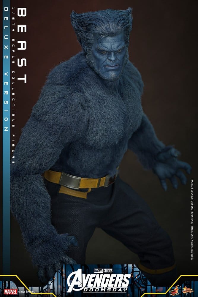 Marvel X-Men Movie Masterpiece Action Figure 1/6 Beast (Deluxe Version) 33 cm, view 12