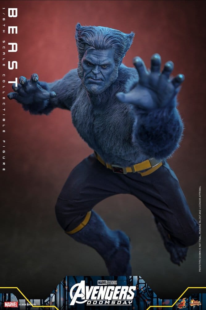 Marvel X-Men Movie Masterpiece Action Figure 1/6 Beast (Collector Edition) 33 cm, view 4