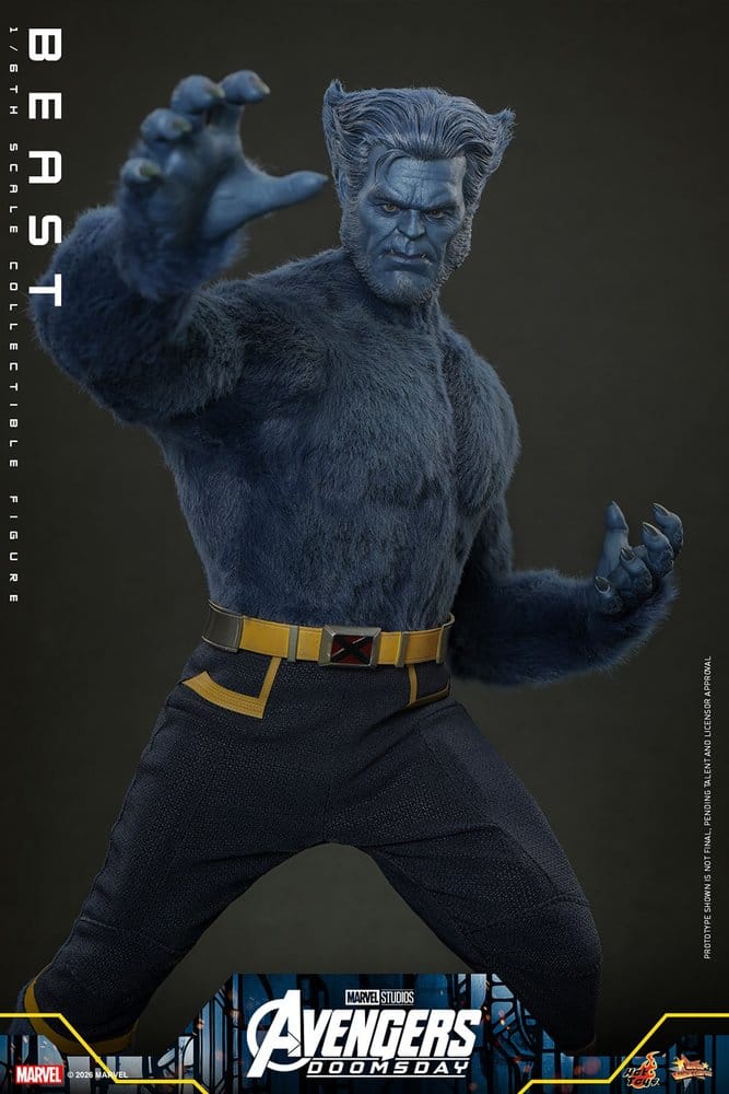 Marvel X-Men Movie Masterpiece Action Figure 1/6 Beast (Collector Edition) 33 cm, view 5