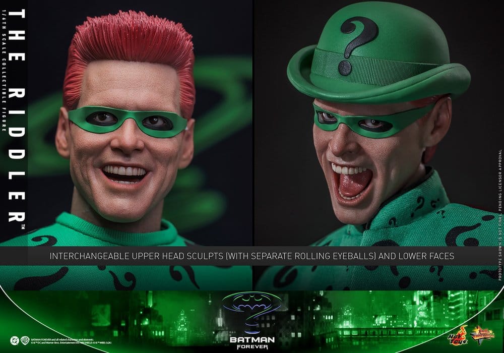 DC Comics Batman Forever Movie Masterpiece Action Figure 1/6 Riddler 31 cm, view 10