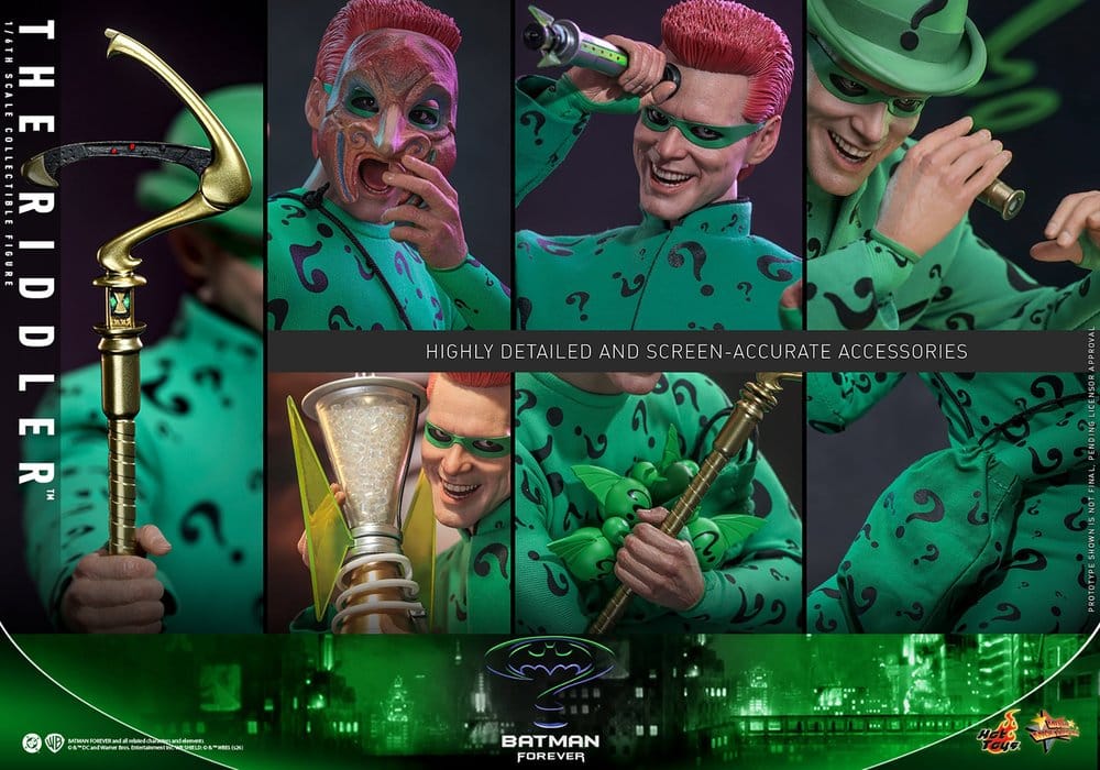 DC Comics Batman Forever Movie Masterpiece Action Figure 1/6 Riddler 31 cm, view 12