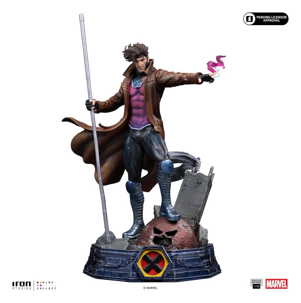 Marvel Gambit Unleashed Art Scale Statue 1/10 Gambit 28 cm, view 2