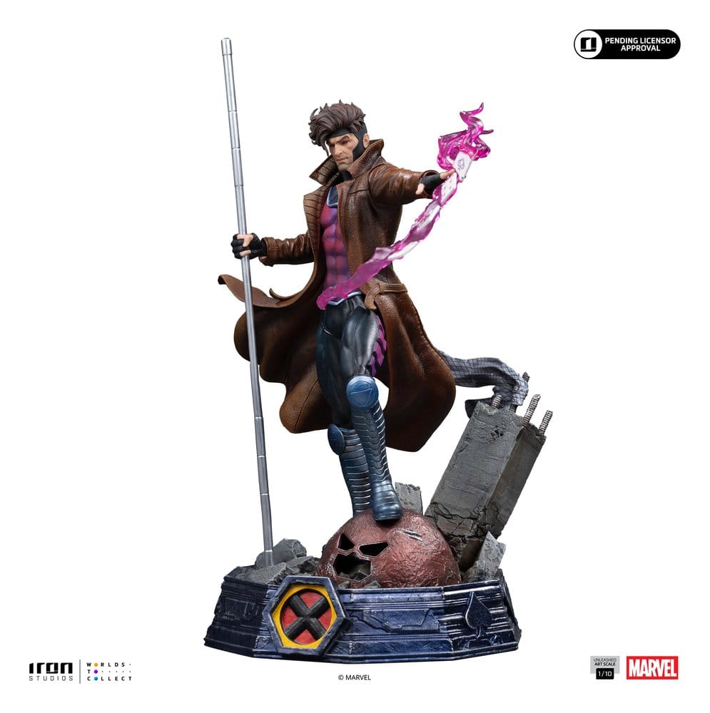 Marvel Gambit Unleashed Art Scale Statue 1/10 Gambit 28 cm, view 4