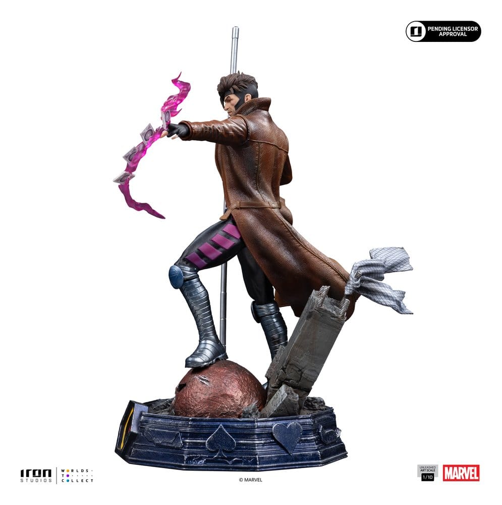 Marvel Gambit Unleashed Art Scale Statue 1/10 Gambit 28 cm, view 8