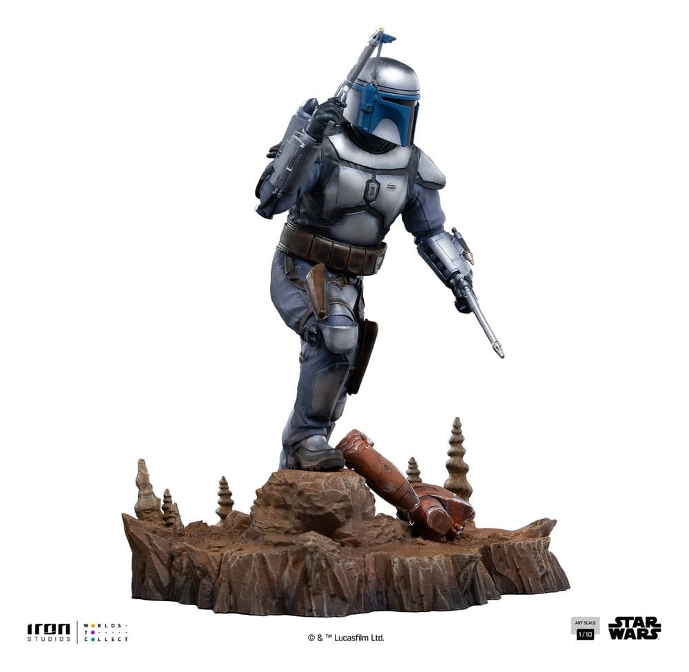 Star Wars Jango Fett Art Scale Statue 1/10 Jango Fett 21 cm, view 4