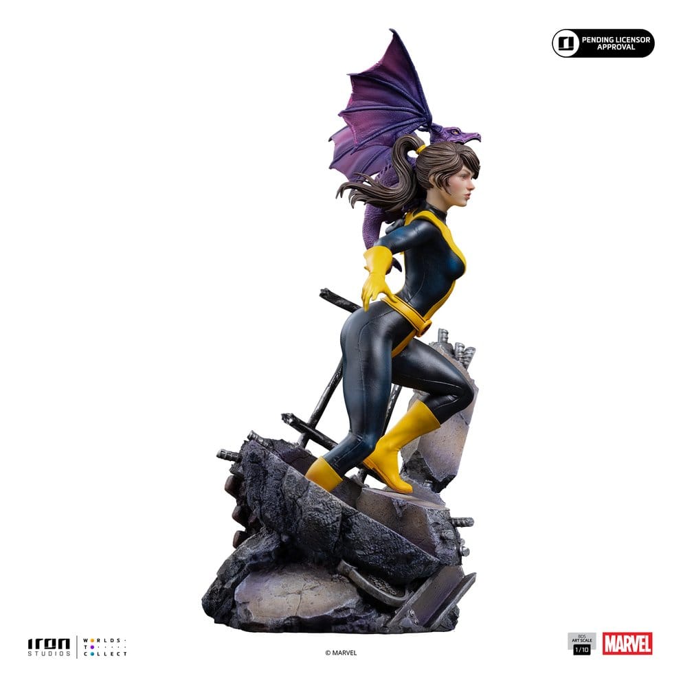 Marvel Kitty Pride & Lockheed X-Men Comics BDS Art Scale Statue 1/10 Kitty Pride & Lockheed 24 cm, view 4