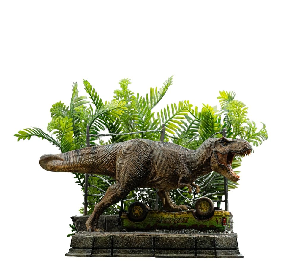 Jurassic Park Icons Statue T-Rex Breakout Set A 17 cm
