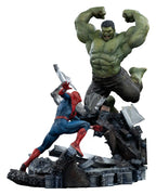 Marvel Comics Art Scale Statue 1/10 Spider-Man vs Hulk 38 cm