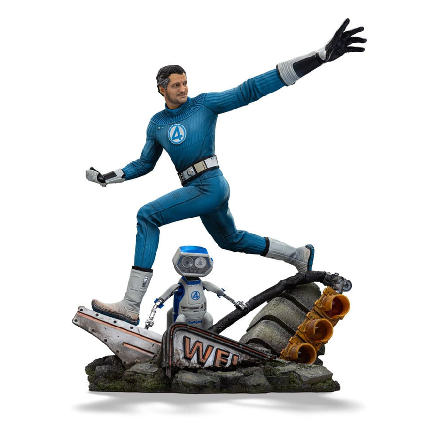 Fantastic Four Art Scale Statue 1/10 Mr. Fantastic and H.E.R.B.I.E. 26 cm