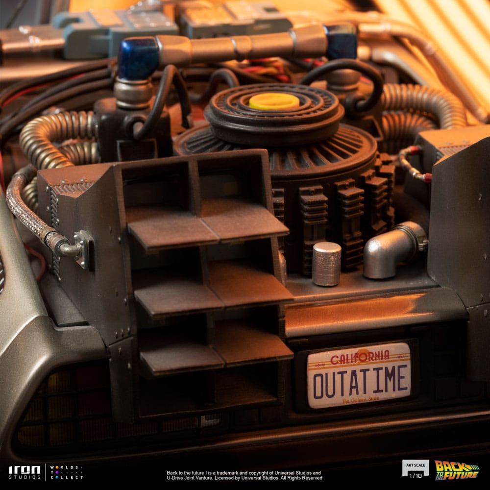 Back to the Future Art Scale Statue 1/10 DeLorean 53 cm, view 10