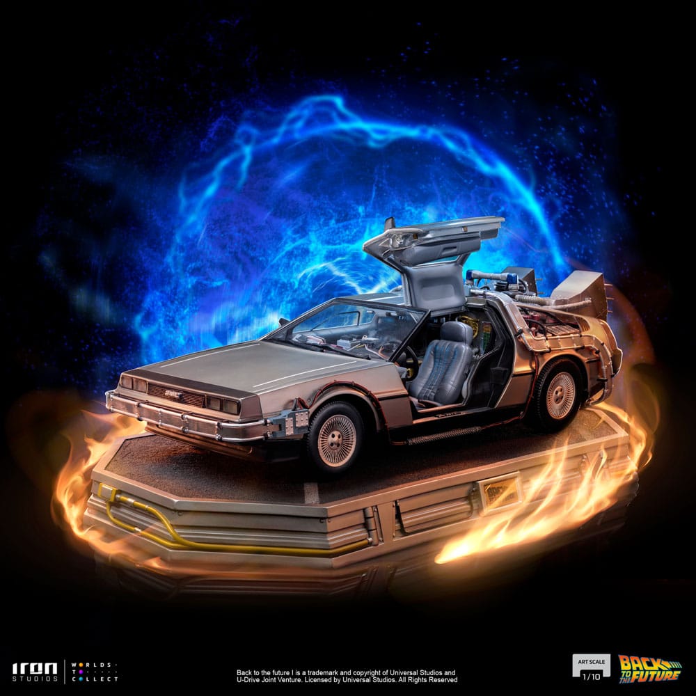 Back to the Future Art Scale Statue 1/10 DeLorean 53 cm, view 12