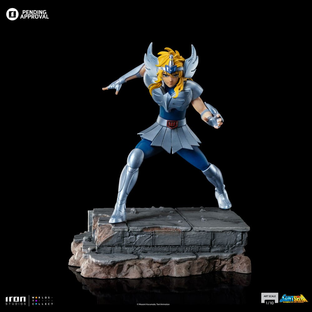 Saint Seiya Scale Statue 1/10 Cygnus Hyoga 19 cm, view 2