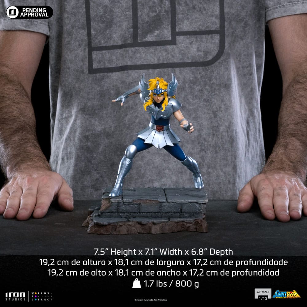 Saint Seiya Scale Statue 1/10 Cygnus Hyoga 19 cm, view 11