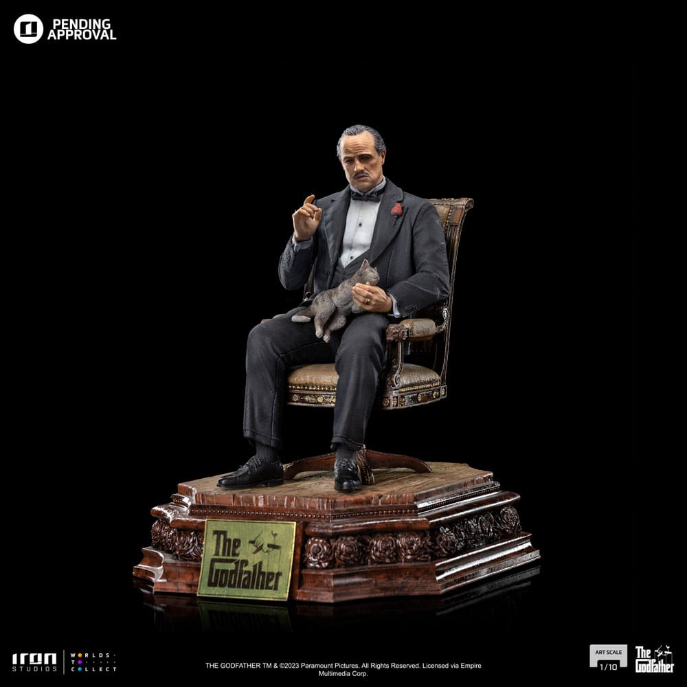 The Godfather Scale Statue 1/10 Don Vito Corelione 19 cm, view 2