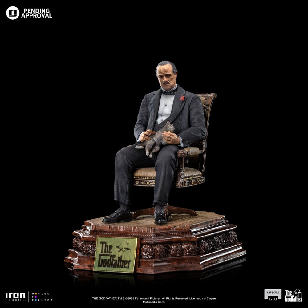 The Godfather Scale Statue 1/10 Don Vito Corelione 19 cm, view 3