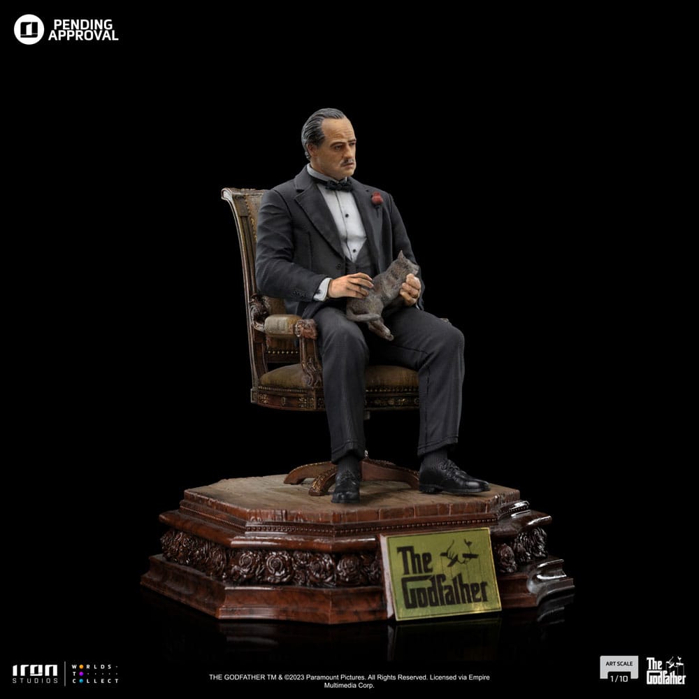 The Godfather Scale Statue 1/10 Don Vito Corelione 19 cm, view 8