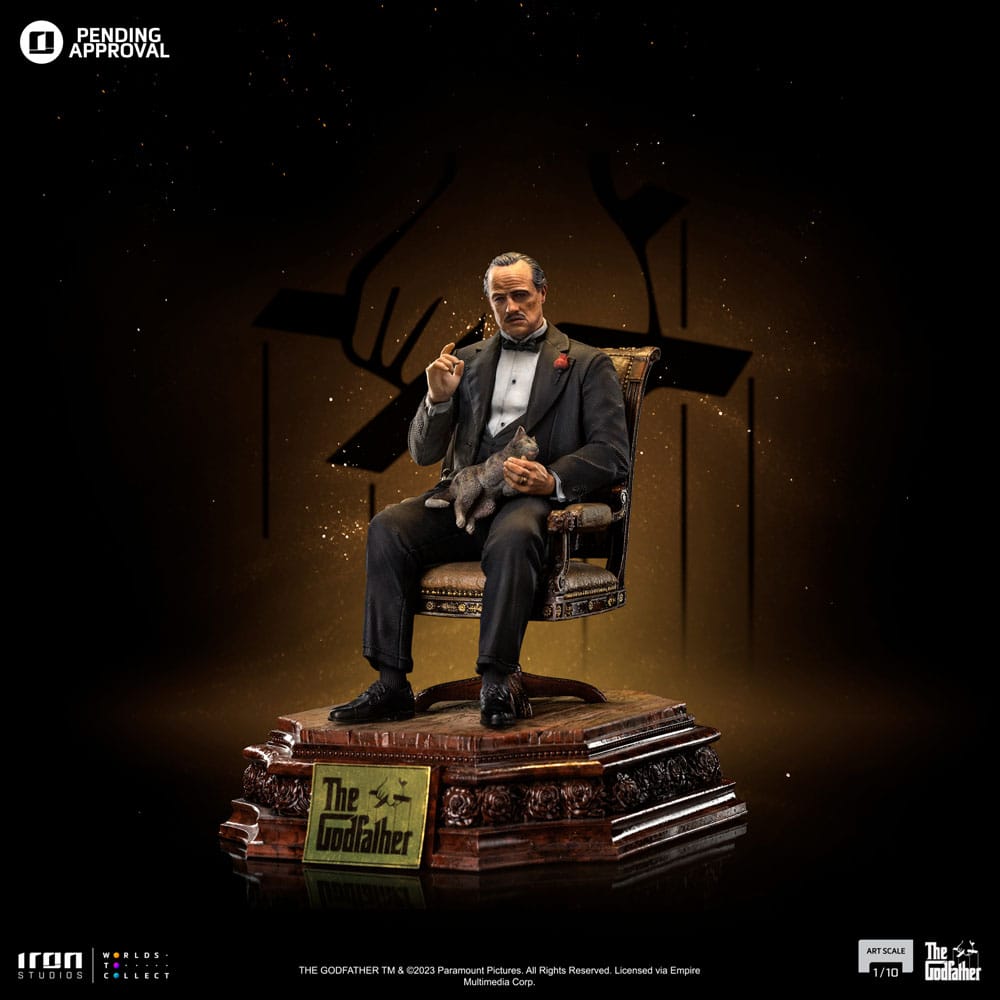 The Godfather Scale Statue 1/10 Don Vito Corelione 19 cm, view 9
