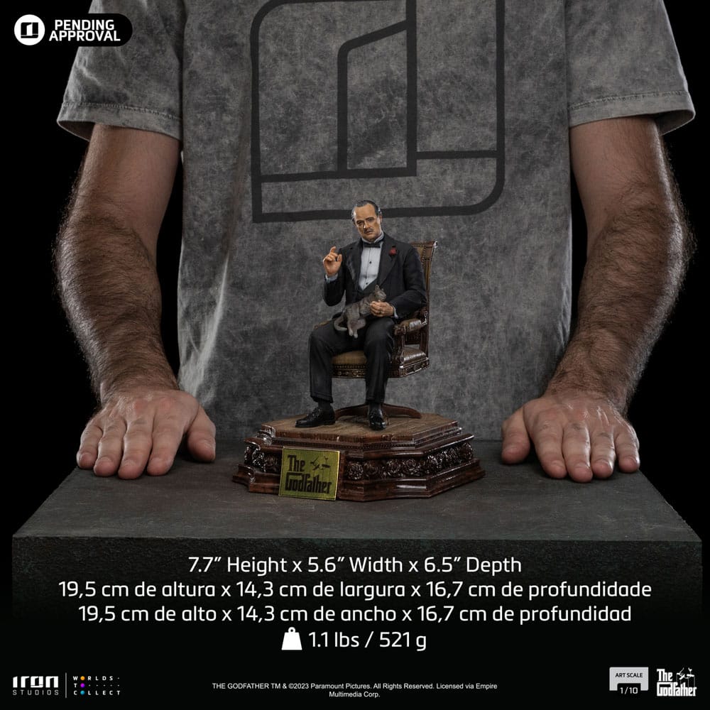 The Godfather Scale Statue 1/10 Don Vito Corelione 19 cm, view 10