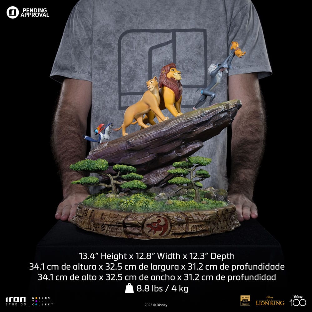 Disney Deluxe Art Scale Statue 1/10 The Lion King 34 cm, view 8