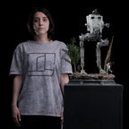 Star Wars Demi Art Scale Statue 1/20 AT-ST and Chewbacca 53 cm